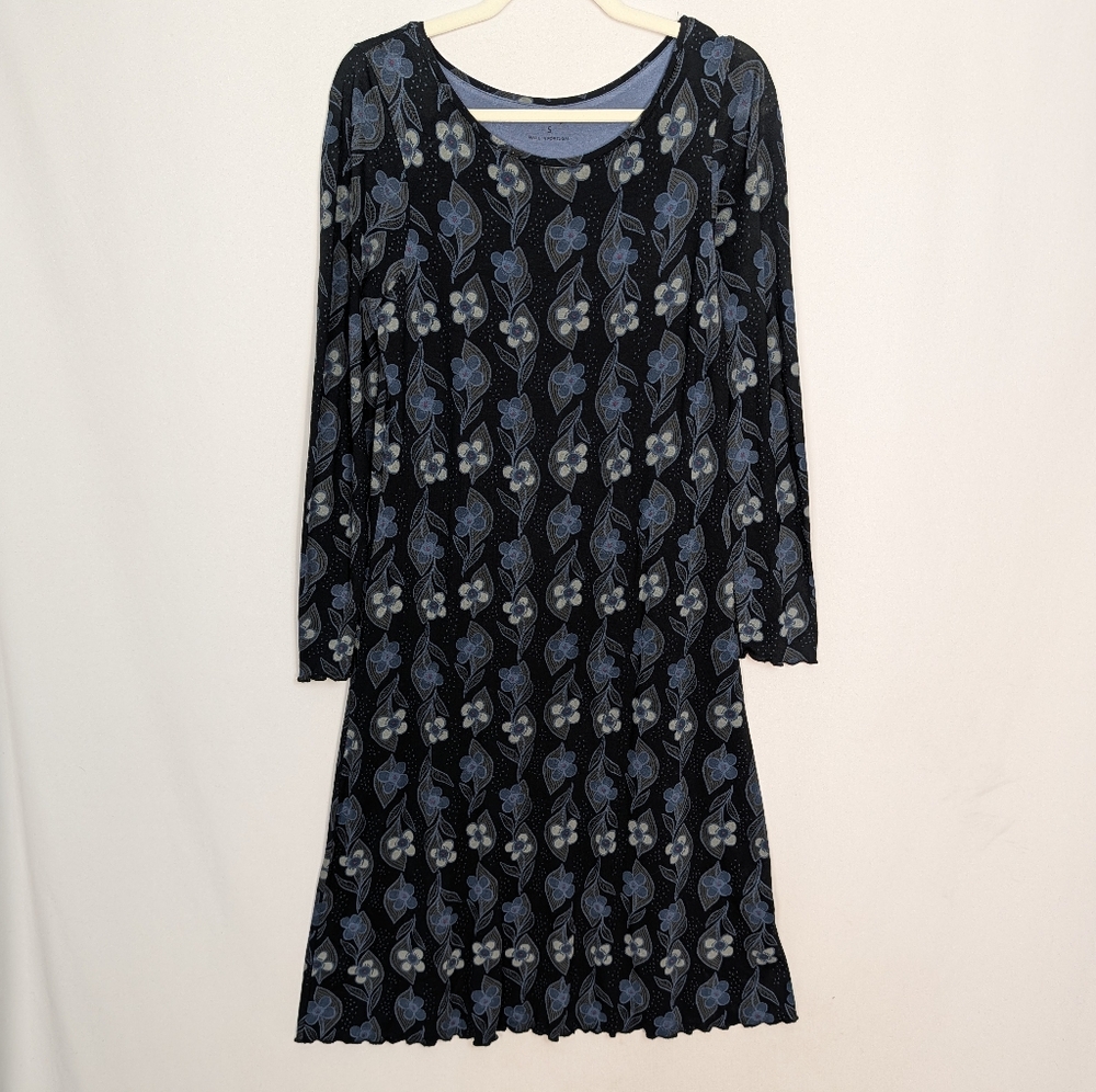 Gudrun Sjoden Lagenlook Floral Midi Dress
